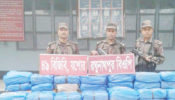 রঘুনাথপুর সীমান্ত থেকে ৬ মন গাঁজা উদ্ধার