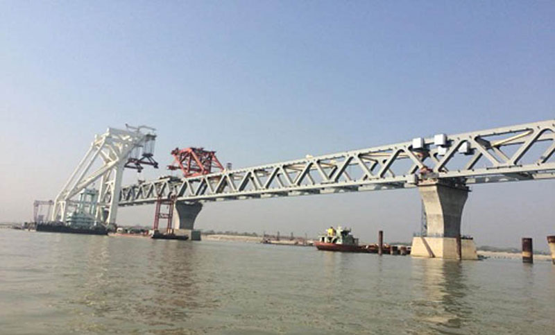 বহুল আলোচিত পদ্মা সেতুর ৬০০ মিটার দৃশ্যমান