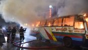 রামপুরায় বাসে আগুন, এত অল্প সময়ে তারা লাইভে গেল কীভাবে, প্রশ্ন তথ্যমন্ত্রীর