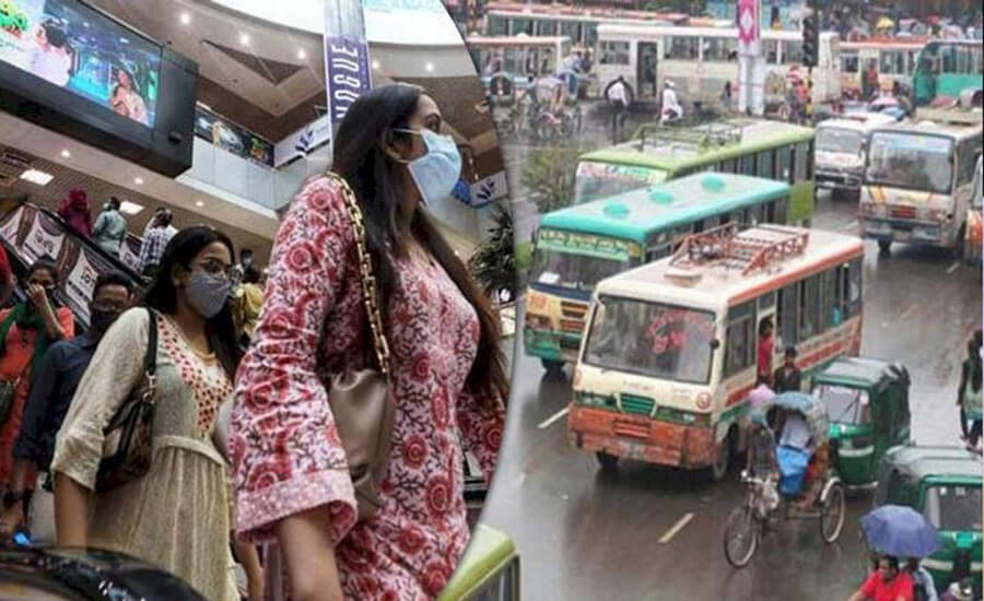 রাত ৮টায় বন্ধ দোকানপাট, পরিবহনে অর্ধেক যাত্রী বহনের সিদ্ধান্ত