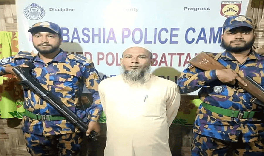 রোহিঙ্গাদের নেতা মুহিবুল্লাহ হত্যা মামলায় ‘আরসার ওলামা শাখার নেতা’ গ্রেপ্তার
